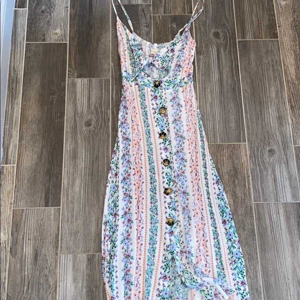 altar’s state tie front dress